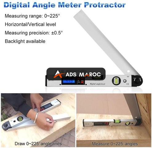 Numérique Angle Finder Règle neuf 320mm