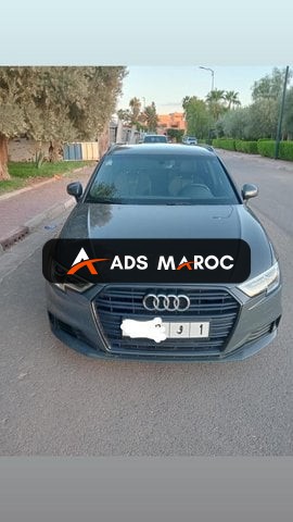 Audi A3 Diesel Automatique 2018 à Marrakech