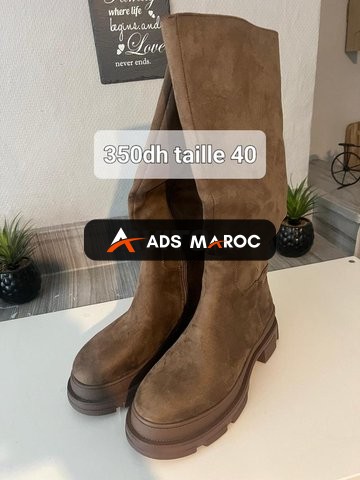 bottes en daim neuf