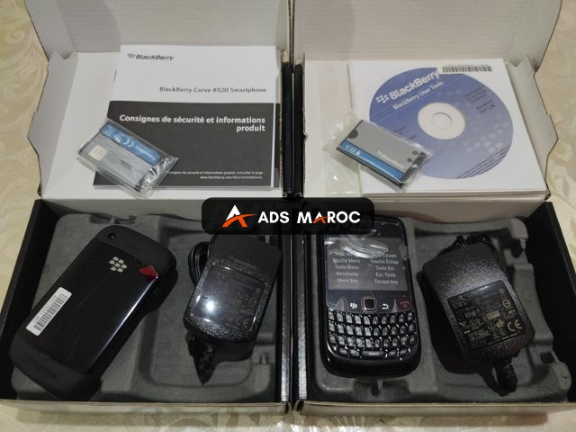 Blackberry Curve8520 kaykhdam gae les cartes Sim