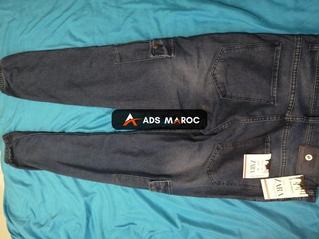 pantalon jeans cargo (taille 40/32)